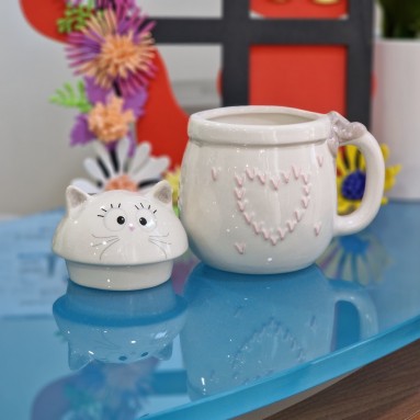 Zuccheriera forma gatto