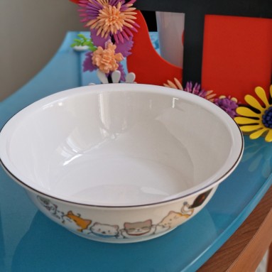 Insalatiera tema gatto