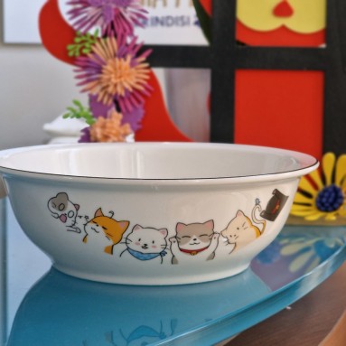 Insalatiera tema gatto