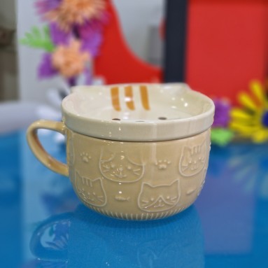 Tazzina con coperchio sottobicchiere