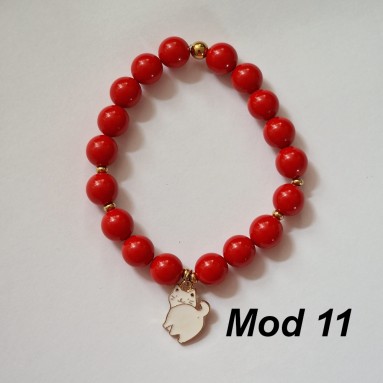 Bracciale tonalità rosso