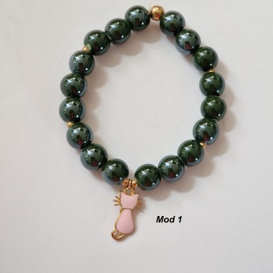 Bracciale tonalità verde