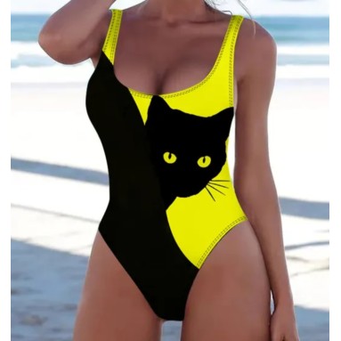 Costume intero gatto nero