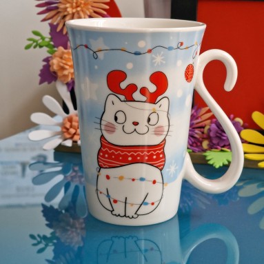 Tazza natalizia Cats