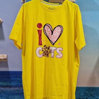 Maglietta I Love Cats
