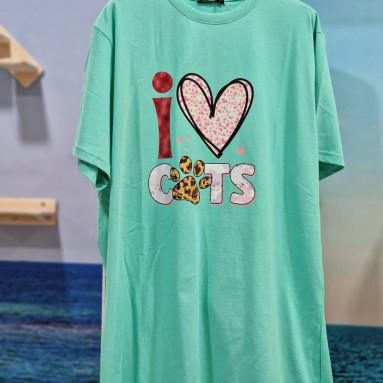 Maglietta I Love Cats