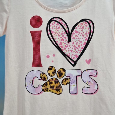 Maglietta I Love Cats