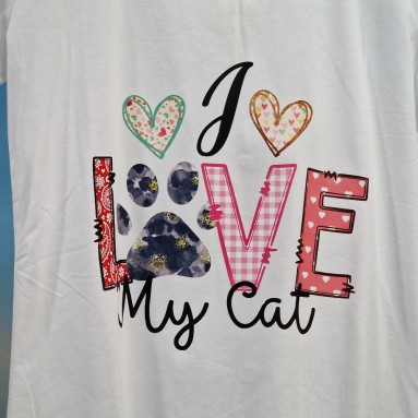 Maglia Love my cat