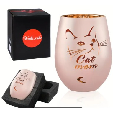 Bicchiere gold CatMom