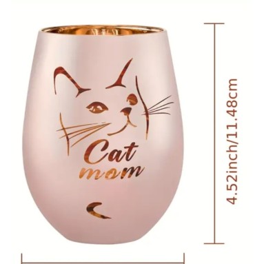 Bicchiere gold CatMom