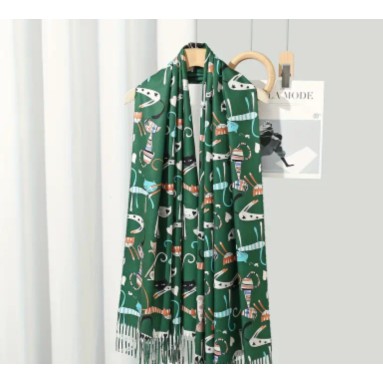 Sciarpa simpatici gattini colorati