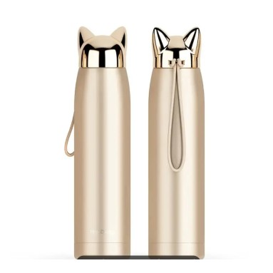 Bottiglia termica orecchie gatto