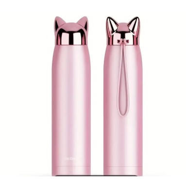 Bottiglia termica orecchie gatto