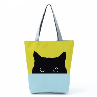 Borsa testa gatto