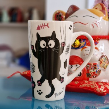 Set tazza frappè con crema mani ed asciugamano magico