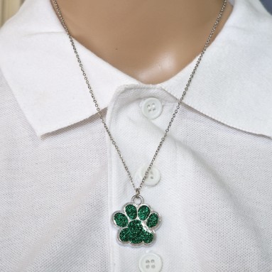 Collana zampa colorata