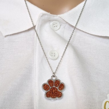 Collana zampa colorata