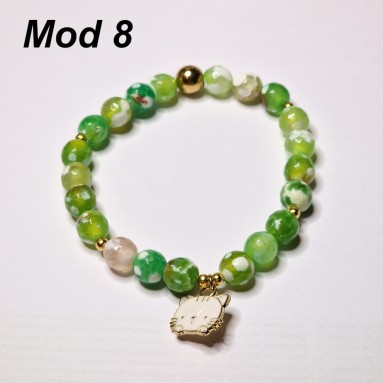 Bracciale tonalità verde