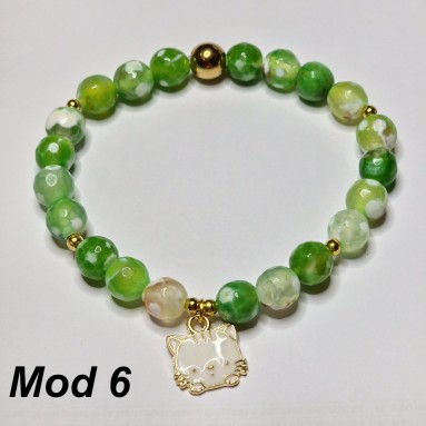 Bracciale tonalità verde