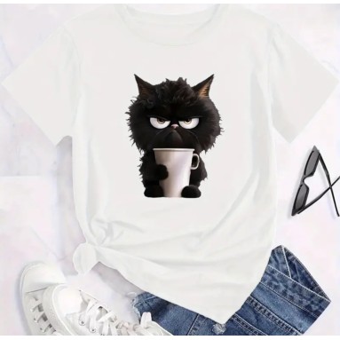 Maglia gatto tazza