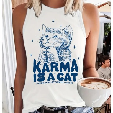 Maglia gatto Karma