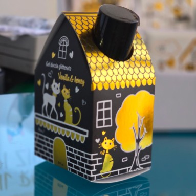 Gel doccia glitterato