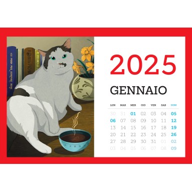 Calendario illustrato 2025