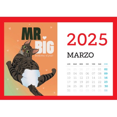 Calendario illustrato 2025