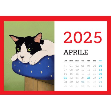 Calendario illustrato 2025