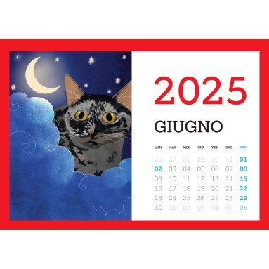 Calendario illustrato 2025