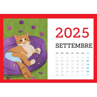 Calendario illustrato 2025