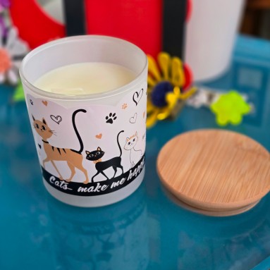 Candela profumata in vasetto