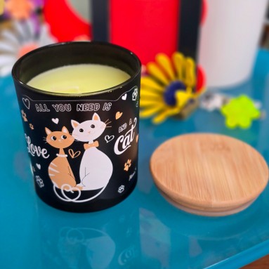 Candela profumata in vasetto