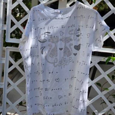 Maglietta gattini coffee