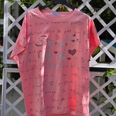 Maglietta gattini coffee