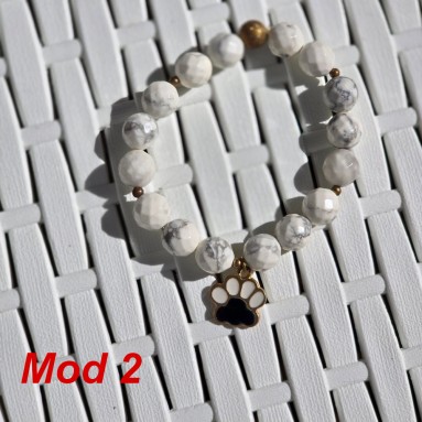 Bracciale tonalità bianco