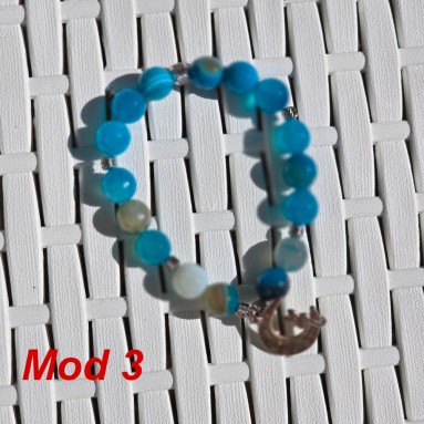 Bracciale tonalità blu