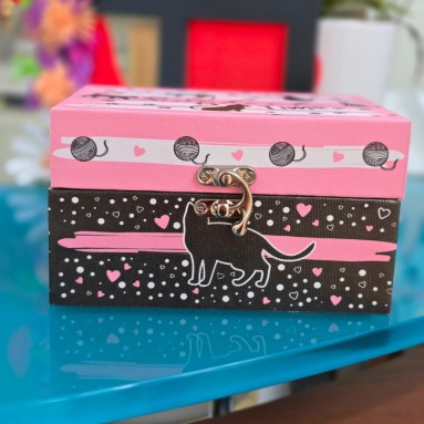 Scatola porta gioie in legno