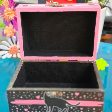 Scatola porta gioie in legno