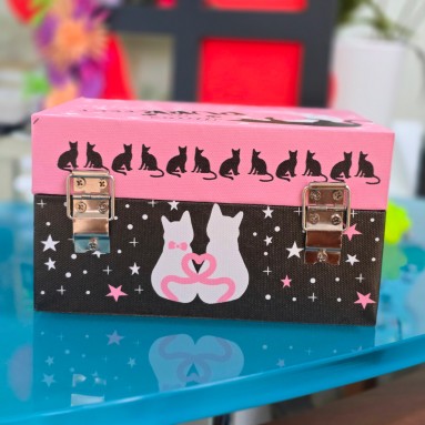 Scatola porta gioie in legno