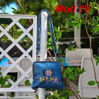 Borsetta piccola jeans gatto