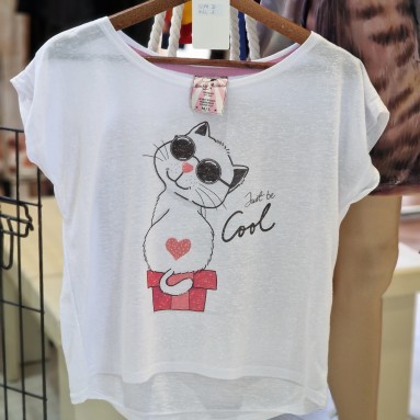 Maglietta gatto Cool