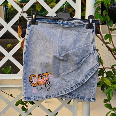 Gonna jeans CatLady taglia S