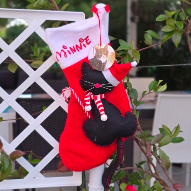 Calza natalizia Minnie