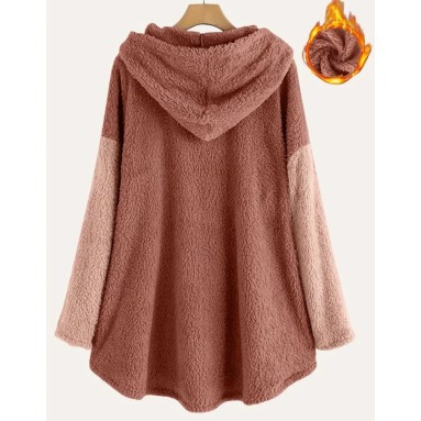 Felpa con cerniera design gattino