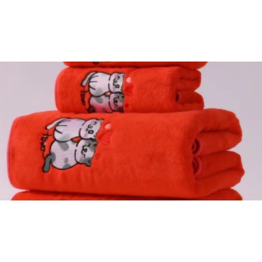 Asciugamani con gattini