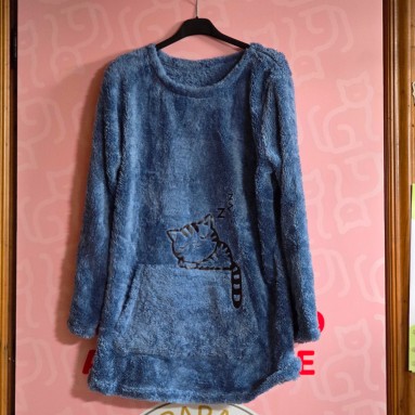 Felpa calda senza cappuccio