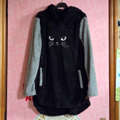 Felpa morbida con  gatti