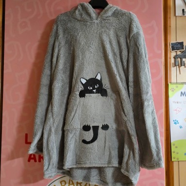 Felpa morbida con  gatti