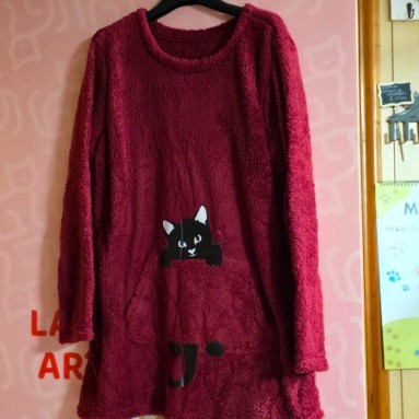 Felpa calda senza cappuccio